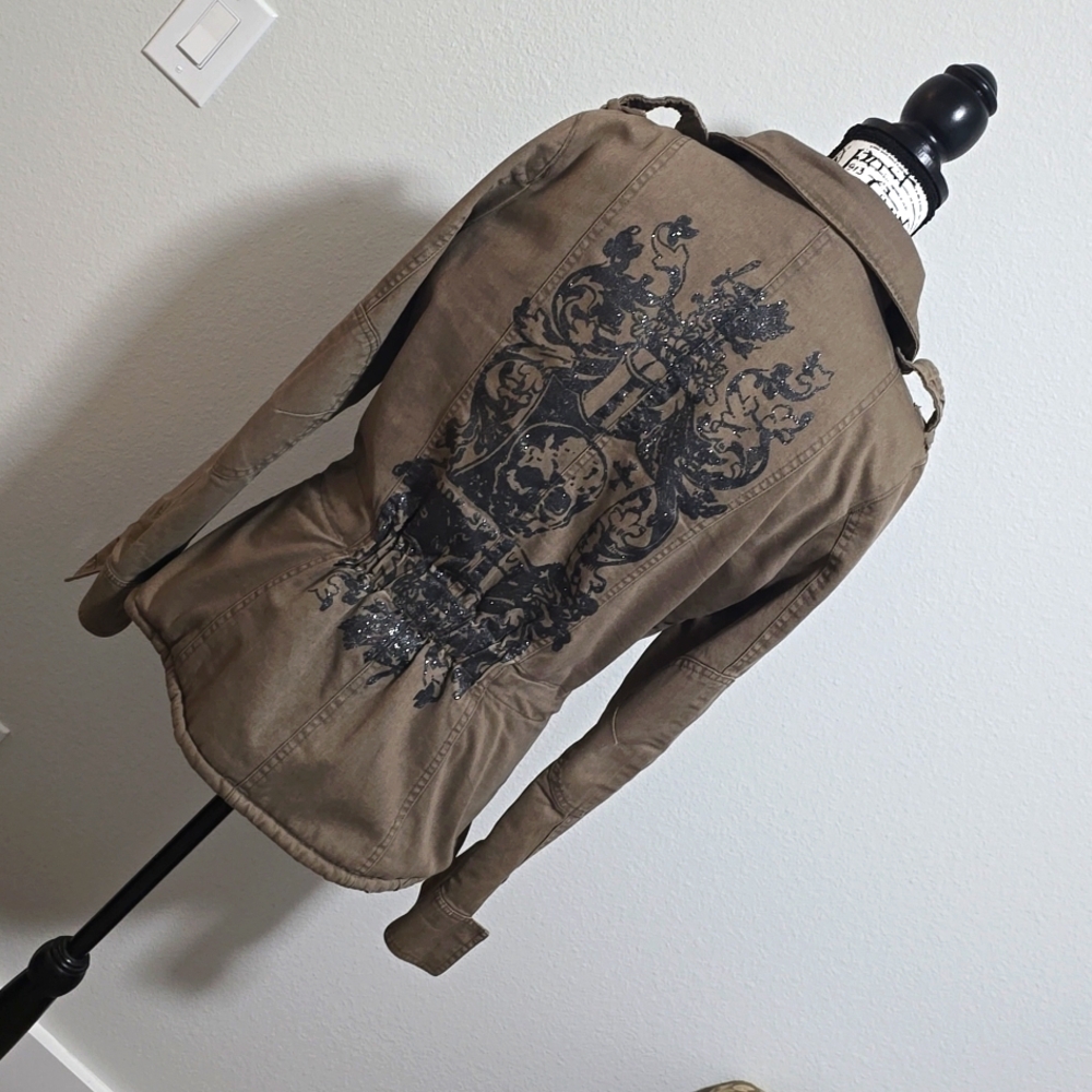 YAG Couture army brown cool jacket